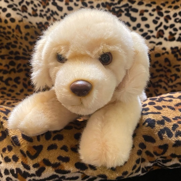 GANZ Toys kinz Signature Small Golden Retriever Plush Puppy Dog